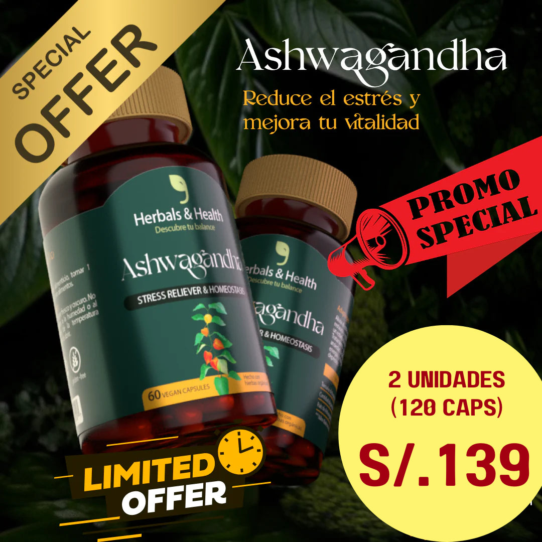 Ashwagandha - Menos estrés y mejor sueño