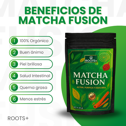 Matcha Fusion con Superalimentos - Roots™ (250gr)
