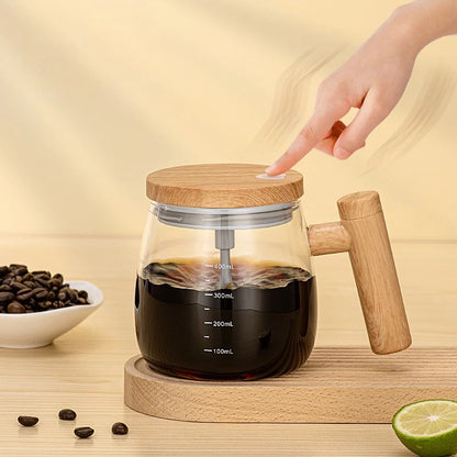 Taza de Auto mezclado Eléctrica 400ml con Tapa y Asa - Stiree™